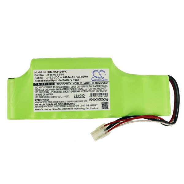 Ersatzakku - CS-HAT120VX - Husqvarna Automower G1 / 535 09 62-01 - 12 Volt 4000mAh Ni-MH