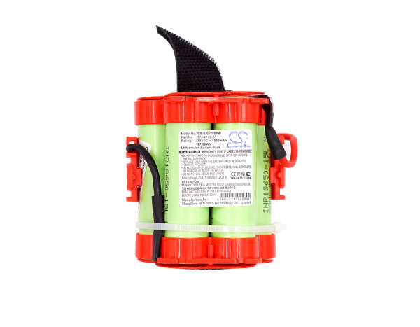 Ersatzakku - CS-GRA700PW - Flymo 1200 R / Gardena 505 69 73-20 - 18 Volt 1500mAh Li-Ion