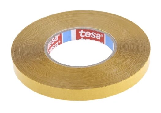 Tesa - Kunststoff-Klebeband doppelseitig, weiß, -40°C bis +200°C, Stärke 0.23mm, 15mm x 50m, Tesa 4970