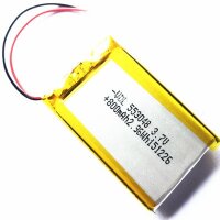 Einzelzelle - 553048 - 3,7 Volt 800mAh Li-Polymer