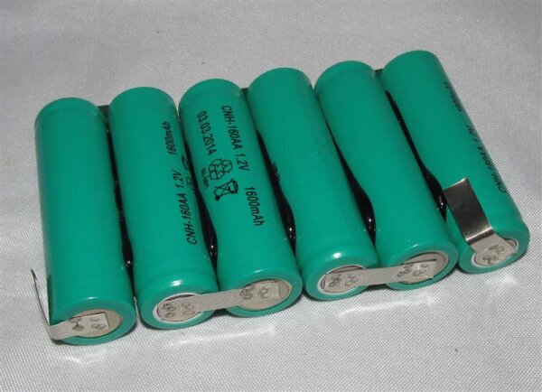 Akkupack für autec NC0707L - 7,2 Volt zum Selbsteinbau
