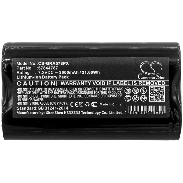 Ersatzakku - CS-GRA578PX - Gardena Groom Barber / 57844787 - 7,2 Volt 3000mAh Li-Ion