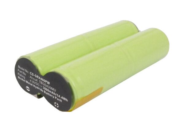 Ersatzakku - CS-GRA400PW - GARDENA 2517 / Accu4 - 4,8 Volt 3000mAh Ni-MH