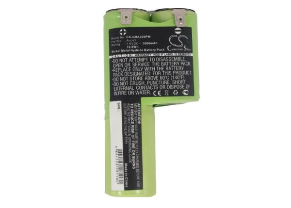 Ersatzakku - CS-GRA300PW - BOSCH AGS 50 / 1 609 200 913 - 3,6 Volt 3000mAh Ni-MH