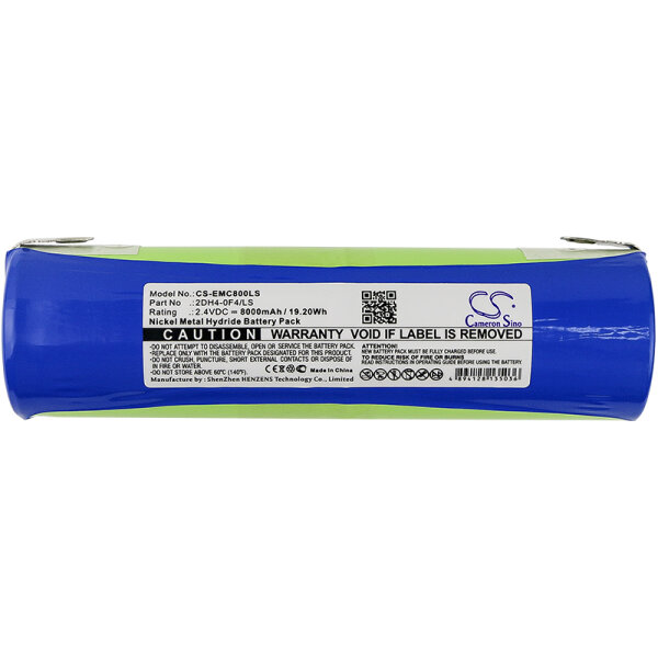 Ersatzakku - CS-EMC800LS - MACKWELL B613 / YUASA 16-552 - 2,4 Volt 8000mAh Ni-MH