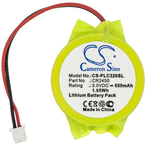 Ersatzbatterie - CS-PLC320SL - PANASONIC FP-X series controllers / AFPX-BATT - 3 Volt 550mAh Lithium