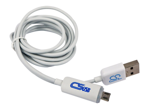 USB Micro Ladekabel - AS-MC512 - weiß 1,5m EOL