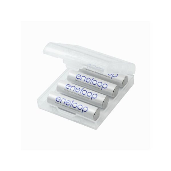 eneloop - BK-3MCCE - AA Mignon - 1,2 Volt typ. 2000mAh Ni-MH - 4Stk. pro Packung inkl. Akkubox
