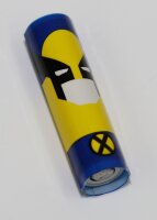 Schrumpfschlauch - Cartoon-Motiv "Wolverine" für 18650 Zellen - 70 x 30mm