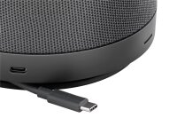 goobay - USB-C™ 12 in 1 Multiport Dock mit Wireless Fast Charging, Power Delivery 100 W & Multimedia-Lautsprecher