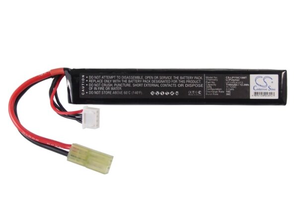 Ersatzakku - CS-LP850C18MT - AIRSOFT GUNS CS-LP850C18MT / LP850S2C013 - 11,1 Volt 1100mAh Li-Polymer EOL