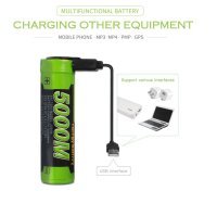 Liter - Ersatzakku - 5000M - BHD-18650-3500mAh - 3,6 Volt...