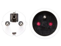 Perel - EC10 - Verlängerungskabel - 10 m - WEIß - 3G1.5 - Stecker-Typ E (FRANZÖSISCHES SYSTEM)