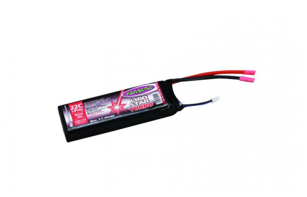 JAMARA - Akkupack LipoStar Turbo - 2 N-7,4 V - 25C / Burst 50C - 7,4 Volt 800mAh Li-Poly - EOL