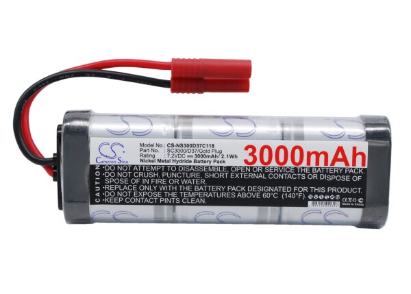 Ersatzakku - CS-NS300D37C118 - RC CS-NS300D37C118  - 7,2 Volt 3000mAh Ni-MH