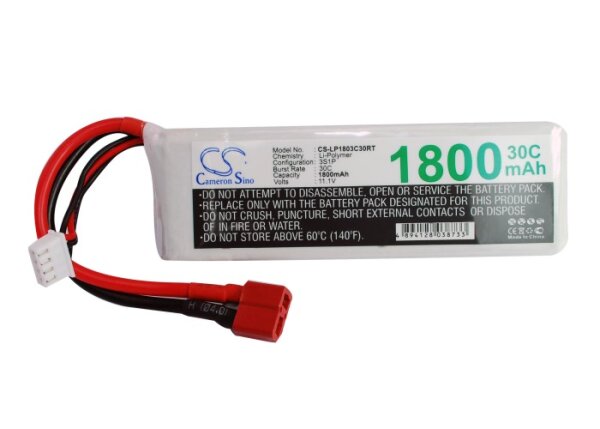 Ersatzakku - CS-LP1803C30RT - RC CS-LP1803C30RT  - 11,1 Volt 1800mAh Li-Polymer