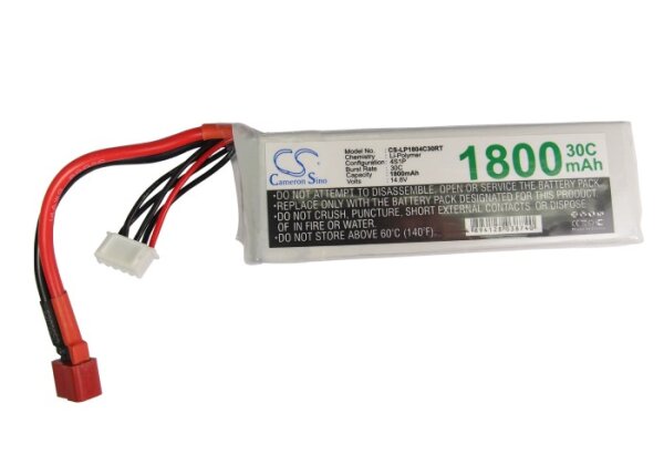 Ersatzakku - CS-LP1804C30RT - RC CS-LP1804C30RT  - 14,8 Volt 1800mAh Li-Polymer