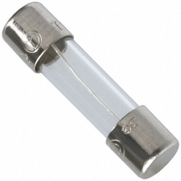 Bel Fuse - 5ST 1.6-R - 1,6A 250V AC  DC-Sicherung Kassette, glas Halter 5mm x 20mm