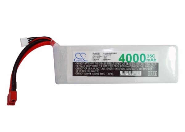 Ersatzakku - CS-LP4003C35RT - RC CS-LP4003C35RT  - 11,1 Volt 4000mAh Li-Polymer