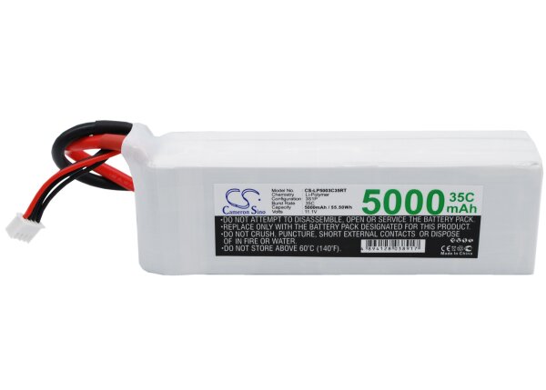 Ersatzakku - CS-LP5003C35RT - RC CS-LP5003C35RT  - 11,1 Volt 5000mAh Li-Polymer