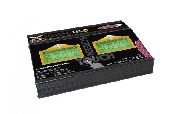 JAMARA - Ladegerät X-Peak 100 Touch Dual USB