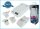 Ladegerät für Desktops - DF-HT6363DH - HTC 7 Trophy / 35H00123-00M - Input: AC 100-240V 50/60Hz 0.15A Output: DC 4.2V - 500mA USB DC 5V - 650mA EOL