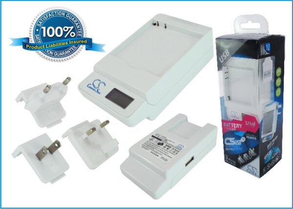Ladegerät für Desktops - DF-HTZ710DH - GOOGLE G14 / HTC 35H00150-01M - Input: AC 100-240V 50/60Hz 0.15A Output: DC 4.2V - 500mA USB DC 5V - 650mA EOL