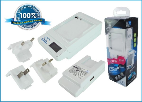 Ladegerät für Desktops - DF-HTA510DH - HTC A510e / BD29100 - Input AC 100-240V 50/60Hz 0.15A; Output DC 4.2V 500mA USB / DC 5V - 650mA EOL