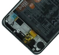 Huawei P30 Lite Scherm Assembly + Frame/Accu - Zwart