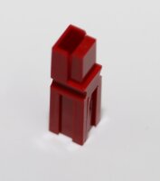 Anderson Power - 1327 - PP15-45 - Leistungssteckverbinder Gerade, 1-polig / 1-reihig, Tafelmontage, 600 V / 15 A, 45 A - rot