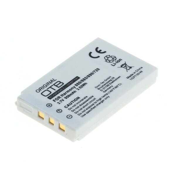 OTB - Ersatzakku - Logitech Harmony 880 / 885 / 890 / 720 - 3,7 Volt 950mAh Li-Ion