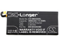 Ersatzakku - CS-SMA520XL - Samsung A5 2017 / EB-BA520ABE - 3,85 Volt 3000mAh Li-Polymer