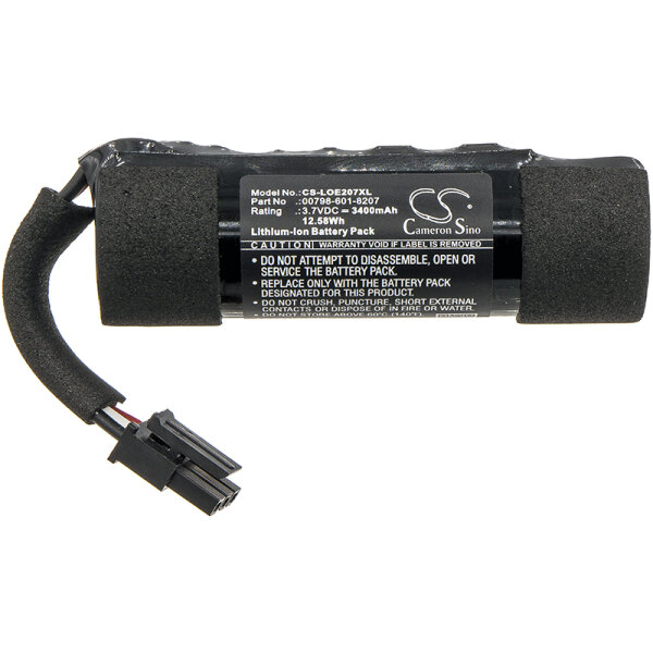 Ersatzakku - CS-LOE207XL - LOGITECH UE Boom 2 / 00798-601-8207 - 3,7 Volt 3400mAh Li-Ion