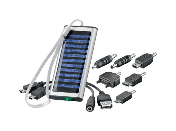digibuddy Powerbank Solar - externer Akku mit Solarpanel