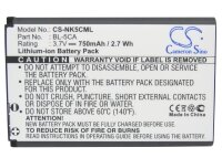 Ersatzakku - CS-NK5CML - ANYCOOL Enjoy W02 / Nokia BL-5C...