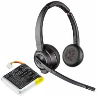 Ersatzakku - CS-PLW822SL - Plantronics Savi 8220 / 203035-01 - 3,7 Volt 480mAh Li-Polymer