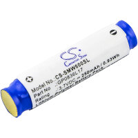 Ersatzakku - CS-SMW600SL - SONY MH100 / GP0836L17 - 3,7 Volt 250mAh Li-Polymer
