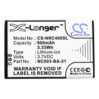 Ersatzakku - CS-NRC400SL - NOLAN B4 RCS Kits /...
