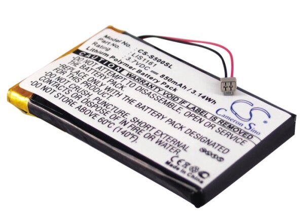 Ersatzakku - CS-S500SL - SONY Clie PEG-S300 / LIS1161 - 3,7 Volt 850mAh Li-ion