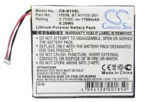 Ersatzakku - CS-N10SL - ACER N10 / H50B - 3,7 Volt 1700mAh Li-Polymer EOL