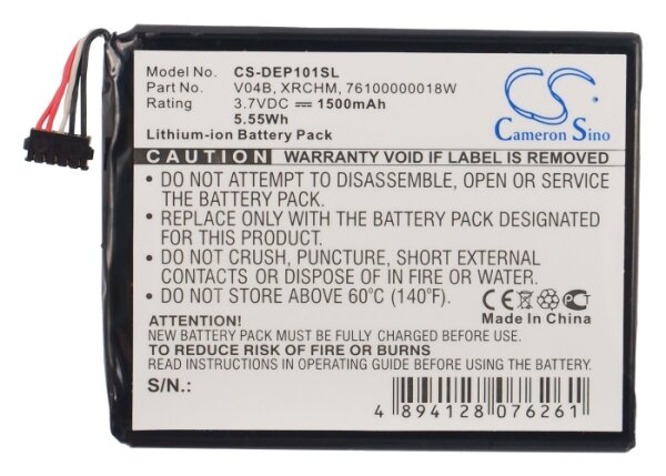 Ersatzakku - CS-DEP101SL - DELL 101DL / 76100000018W - 3,7 Volt 1500mAh Li-ion