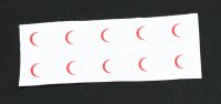 Isolierscheibe für 18650 Zellen - 17 x 9 x 0,1mm -...
