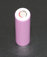 Isolierscheibe für 18650 Zellen - 17 x 9 x 0,1mm - weiß/rot aus Klebefolie (10er Set)