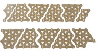 Zellenverbinder - vernickelt - Set - 6P10S - für...