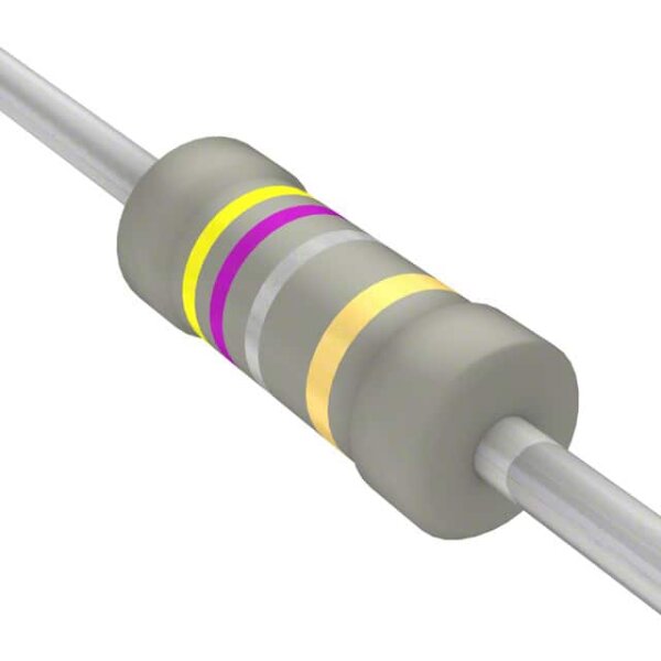 TE Connectivity - LR1LJR47 - 470 mOhms ±5% 0,5W, 1/2W durchkontaktierbarer Widerstand Axial - Metallschicht