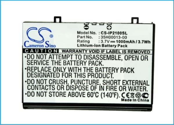 Ersatzakku - CS-IP2100SL - HP iPAQ 2100 / 310798-B21 - 3,7 Volt 1000mAh Li-Ion