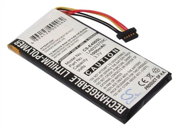 Ersatzakku - CS-E400SL - Toshiba E400 / LAB503759C - 3,7 Volt 1000mAh Li-Polymer