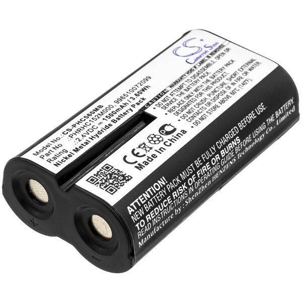 Ersatzakku - CS-PHC560MB - Philips Avent SCD560 / 996510072099 - 2,4 Volt 1500mAh Ni-MH