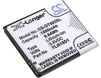 Ersatzakku - CS-OT503XL - ALCATEL One Touch Pop 3 (5) / TLi018D1 - 3,8 Volt 1800mAh Li-ion