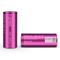 Efest - IMR26650 - 3,7 Volt 5000mAh [40A] Li-Ion